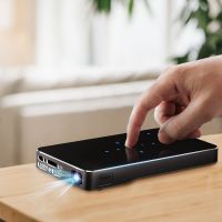 升级版5G+安卓7.1+32G拓展|微型投影仪家用投墙上wifi迷你便携全清手机投影机办公智能投影R8