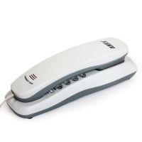 0100-白色-挂墙/桌用|小分机来电显示电话机座机面包机壁挂小挂机固定电话B1