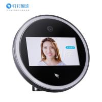M2+普票|智能前台 m2人脸识别考勤机 面部识别打卡机刷脸人脸签到机包R6