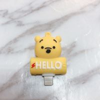 二合一[转接头]维尼熊|边充电边听歌卡通 max耳机转接头x/8p转接线6s二合一转换器O7