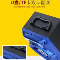 k歌广场舞蓝牙音箱插话筒便携户外大音量音响无线家用收款播报