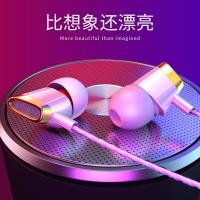 有线入耳式耳塞线控带麦耳机适用重音