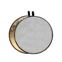 110cm金银双色|反光板80cm110cm五合一折叠5色便携金银黑白柔光主播外拍送包Q9