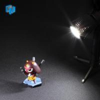 白光小射灯|led摄影柔光灯珠宝文玩摄影灯桌面拍照常亮台灯 小型摄影棚补光灯F4