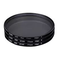 [8线星光镜送镜头纸] 52mm|星光镜40.54952555862677277mm星芒镜82单反相机滤镜V4