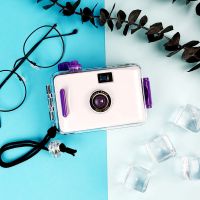 白紫 标配(不带胶卷)|胶卷相机傻瓜复古胶片防水下可拍照相学生日创意ins文艺摄影礼物R6