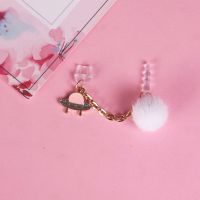 粉飞碟连体 安卓窄口朝上(小口)|手机防尘塞type-c数据口可爱少女心挂件E0