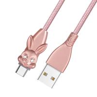 粉色充头+粉兔typec线1米||18w充电器头快充闪充适用充电线手机充电头C8