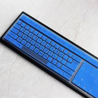 半透蓝色|台式机键盘膜电脑无线机械键盘保护贴垫hp可爱卡通防尘罩C4