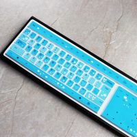 蓝色小熊|台式机键盘膜电脑无线机械键盘保护贴垫hp可爱卡通防尘罩C4