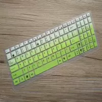 渐变绿色|15.6寸笔记本键盘膜x541n防尘罩垫r540u保护套k540电脑vm510lY4