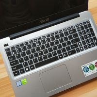 黑色+清屏膜一张|15.6寸笔记本键盘膜x541n防尘罩垫r540u保护套k540电脑vm510lY4