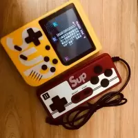 黄色款[双人版] 普通版(副机无游戏机主机)|游戏机级玛丽小型游戏机双人对战fc游戏机便宜游戏掌机N9