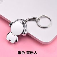 银色音乐人 64G|u盘手机电脑128g学生u盘64g卡通金属音乐优盘32g16g定制刻字S7