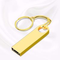 经典款[金色] 128G|速u盘16g/32g/64g/128g手机电脑两用金属汽车车载优盘O0