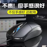 电脑鼠标有线usb静音笔记本家用办公吃鸡宏游戏电竞U7