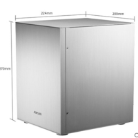 C2银色|c2 v4 c3 c4 c5全铝黑色机箱itx matx主机箱usb3.0机箱Z8