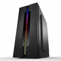 极光黑USB3.0|机箱电脑台式机atx大板背部走线rgb灯光usb3.0上置电源电脑主机箱O4