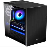 C3Plus黑色MATX主板|c2 v4 c3 c4 c5全铝黑色机箱itx matx主机箱usb3.0机箱Z8