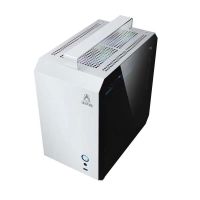 太空银|冰攻客k1机箱桌面电竞机选双面钢化玻璃手提式铝机箱小机箱大容量B3