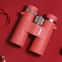 10x42[马卡龙红]|望远镜高倍高清双筒夜视演唱会便携手机拍照鹭M0