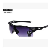 亮黑(双灰镜片)白天用|户外骑行夜视镜 太阳眼镜潮男女式电动摩托车防风尘防爆炫彩墨镜