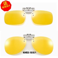 蛤蟆款/夜视片(送夜视夹片)|墨镜夹片太阳镜男近视眼镜开车专用钓鱼蛤蟆镜夹片式偏光夜视镜女