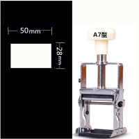 3瓶油墨+30片A7型打码机墨垫 标配|快干油墨打印塑料包装袋生产日期打码机红色印章墨水送棉垫F7