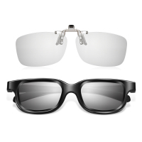 1副镜框款+1副升级款夹片(RealD格式)|圆偏光不闪式3d眼镜三d偏振式3d电影院专用姜子牙电影观影W9