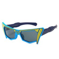 蓝色变形金刚(建议3-10岁)(软框加厚镜片)|儿童3d眼镜大童3d眼镜电影院i偏光reald立体眼镜通用加厚三dH5