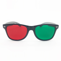 框架红绿眼镜|儿童弱视训练红蓝眼镜3d眼镜斜视立体矫正仪器视功能红绿眼镜S5