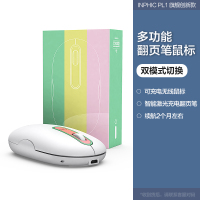 多功能翻页笔鼠标--白色|pl1翻页笔ppt充电激光遥控器教师用讲课幻灯片无线投影仪笔电子笔教