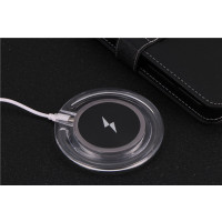 水晶无线充发射器(黑灰色)5W|15w快充无线充电器适用于安卓通用快速无线充发射器M4