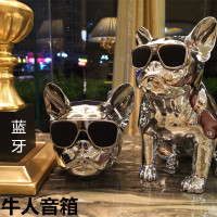 狗头蓝牙音箱黑科技低音炮教师节创意男朋友生日礼物法斗牛犬音响S1