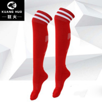 大人-红色-袜子|成人儿童加厚毛巾底长筒袜保暖运动袜子男女过膝足球篮球袜童装袜A9