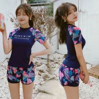 分体裙式韩版保守遮肚显瘦学生游泳衣女仙女范性感比基尼温泉泳装