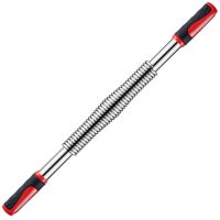 防弯防滑电镀款[红黑手柄]60公斤|臂力棒40kg练臂肌50握力棒60kg胸肌健身器30弹簧弹力棒A1