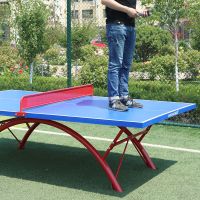 标准室外smc乒乓球台户外防水防晒学校比赛训练家用乒乓球桌案子