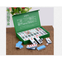 彩色竹丝牌九,新九,多色竹丝牌九橘黄色顶牛牌九