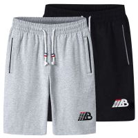 针织短裤男夏天5分沙滩裤男士运动五分裤潮夏季宽松透气大裤衩