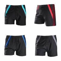 泳裤男游泳裤男士宽松大码中老年速干平角休闲沙滩裤泳装温泉泳衣