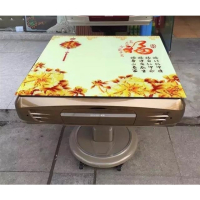 钢化玻璃盖板餐桌餐台茶几八仙桌钢化玻璃桌面S4