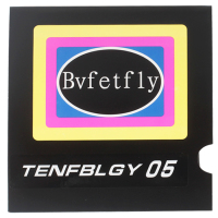 红色1张+黑色1张 WDE-80(大巴)|大巴乒乓球拍胶皮反胶套胶内能型进攻胶皮蓝火涩性套胶V6