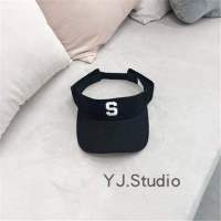 潮流S黑色 可调节|空顶帽女潮无顶遮阳帽跑步运动网球帽子男棒球帽ins太阳帽防晒帽D7