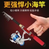 迷你小海竿套装超硬抛竿超短海杆矶钓竿路亚竿海竿冰钓竿江竿S5