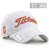 JI经典款白色 可调节|帽子春男士秋天韩版鸭舌帽户外运动帽高尔夫棒球帽遮阳太阳帽休闲J4
