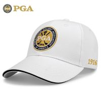 PGA-205008白色|美国pga 高尔夫球帽 男女防晒帽子 职业比赛 吸汗透气 夏季户外M4