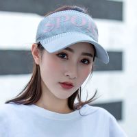 [空顶帽-SPORT款]-灰色|夏季户外男女士运动网球帽无顶太阳帽遮阳帽棒球帽子韩版潮空顶帽