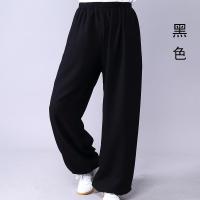 自产自销太极服裤女棉麻 男春夏季运动灯笼裤中老年练功武术表演X8