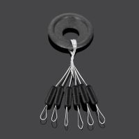 橡胶太空豆20组(120粒) 中号3.0#-5.0#|100组散装太空豆套装圆柱形橄榄型垂具用品渔具配件小